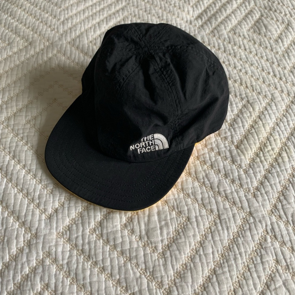 The North Face reversible fleece hat